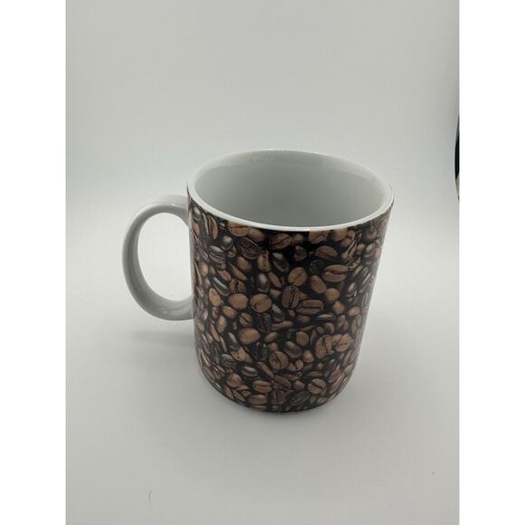 STARBUCKS 2007 Coffee Bean Design 16 OZ Ceramic Coffee Mug - Picture 4 of 8